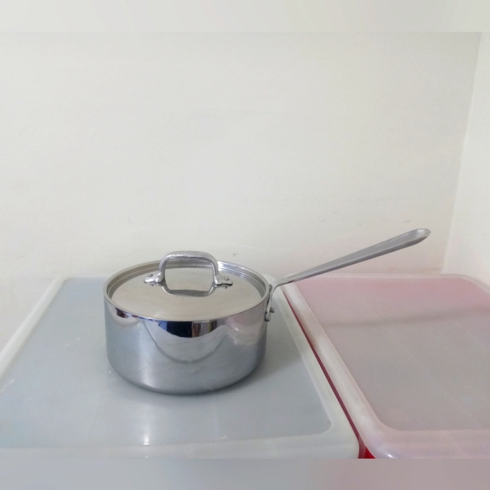 Allclad Stainless Steel Saucepan with Lid